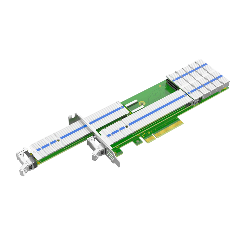 Lr-Link LRSV9310-2ER PCle3.0 x8 2*M.2 NVMe Raid Adapter