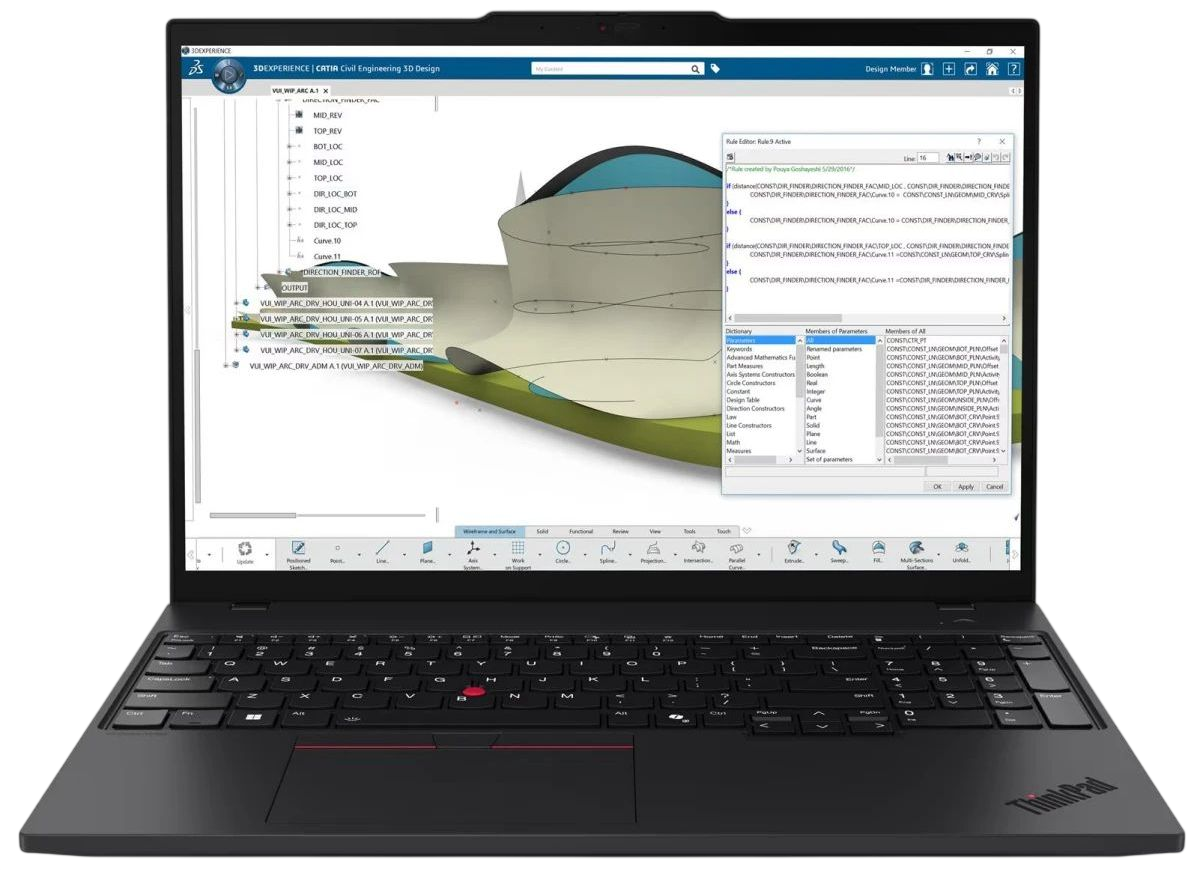 Ноутбук/ Lenovo ThinkPad P16s G4, 16" WQUXGA (3840x2400) Touch OLED, Ryzen AI 7 350, 32GB, 1TB PCIe SSD, AMD Radeon 860M, Wi-Fi 7 MT7925+BT 5.4, Wired Ethernet, 86Wh, BKLT KB ENG, No OS, 1Y