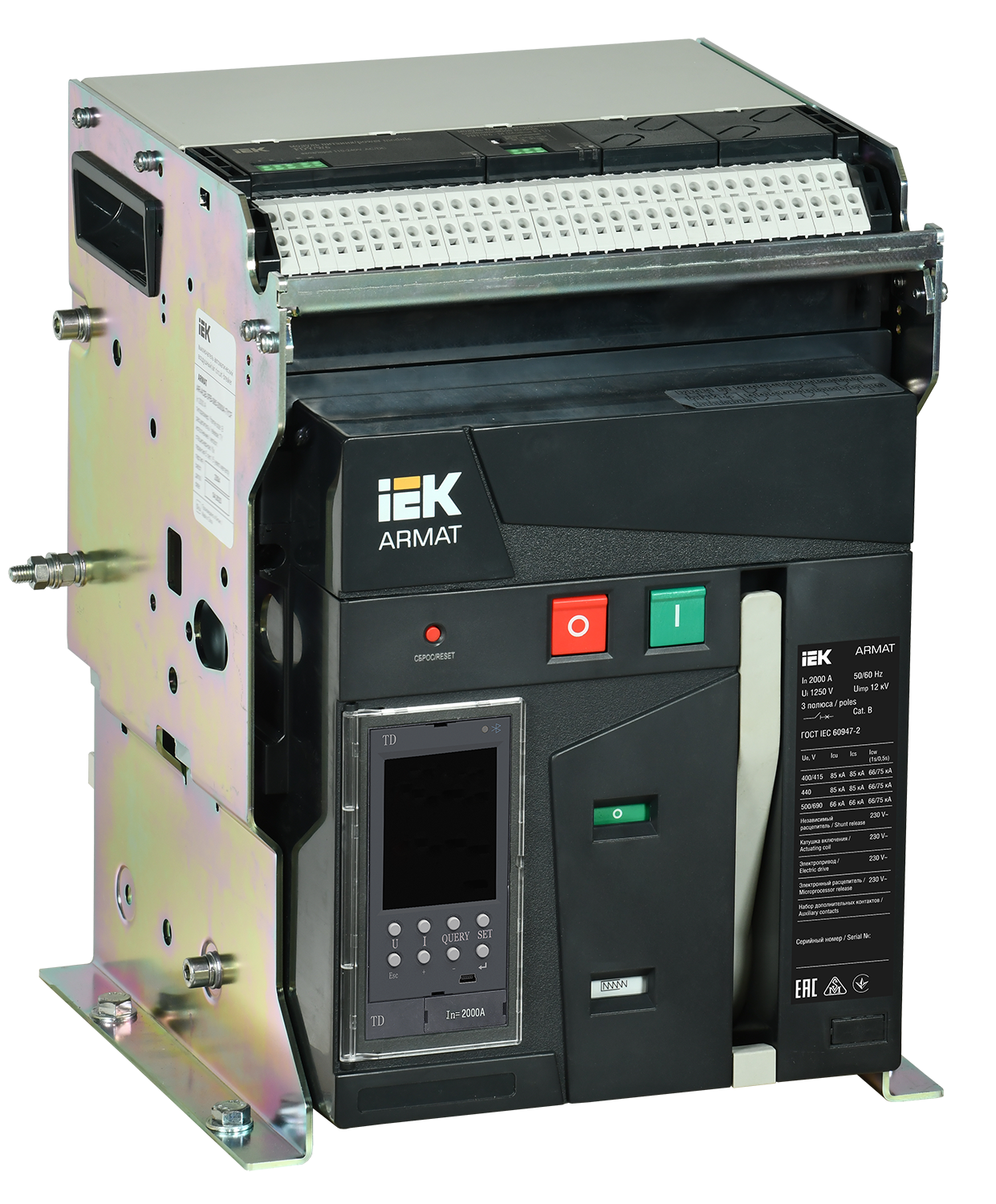 ARMAT AR-A2S TD20 3P F HR Выключатель автомат. с акс. IEK