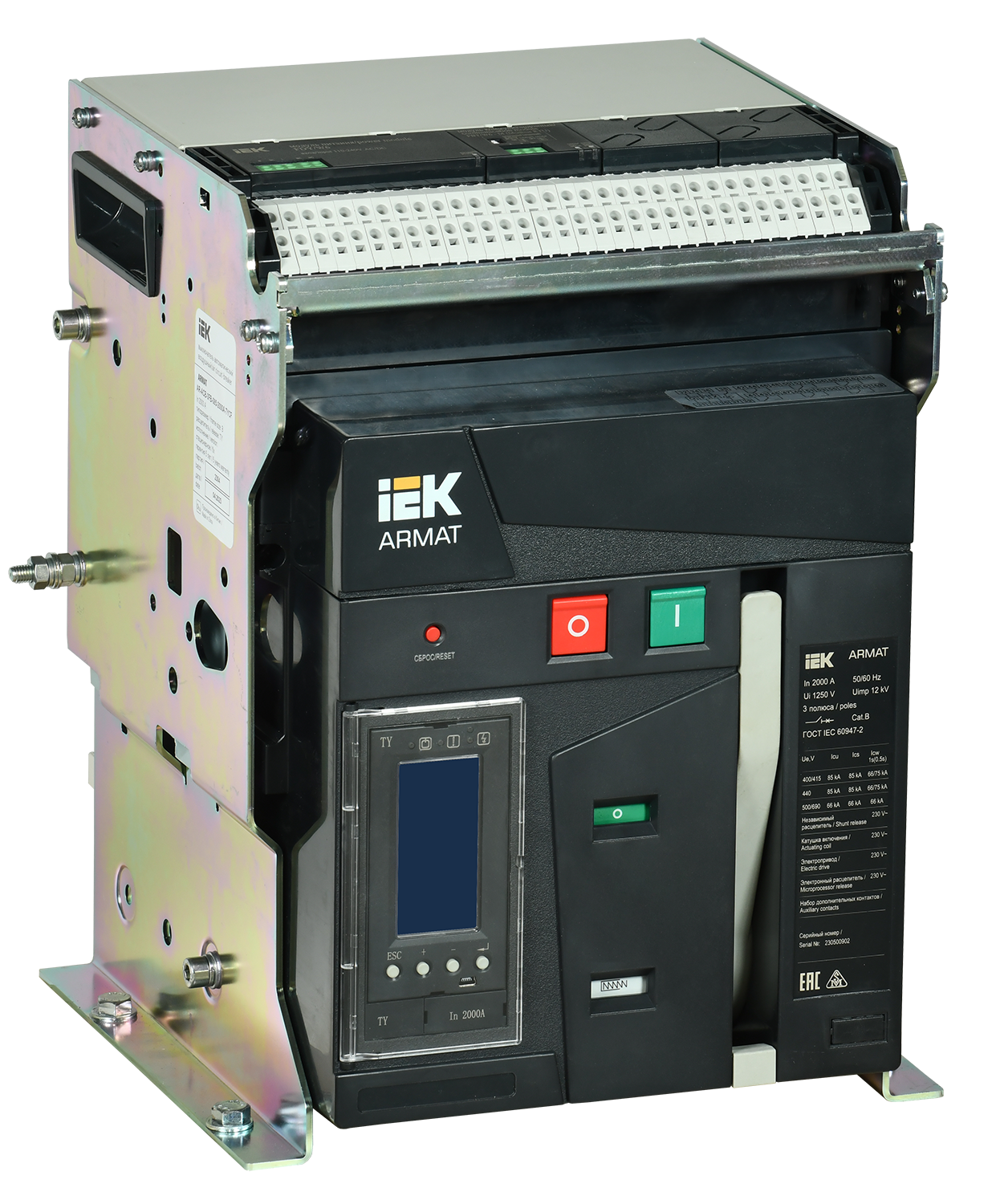 ARMAT AR-A2S TY20 3P F HR Выключатель автомат. с акс. IEK