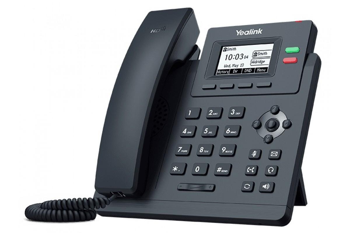 Yealink SIP-T31P, Телефон SIP 2 аккаунта, PoE, БП в комплекте (SIP-T31P)