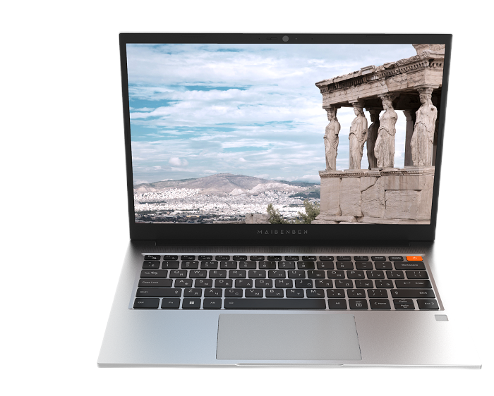 Maibenben Business Standard B114C [B114C-R576UMF1SPSRE2] 14"(1920x1200 IPS (60Hz))/AMD Ryzen 5 7640HS(4.3Ghz)/16384Mb/512PCISSDGb/war 2y/1.48kg/Silver/Win11Pro
