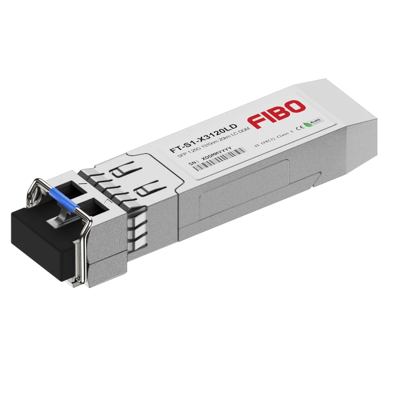Трансивер/ FIBO FT-S1-X3120LD SFP модуль, 1.25G, 20 км, TX 1310 нм, DDM, LC