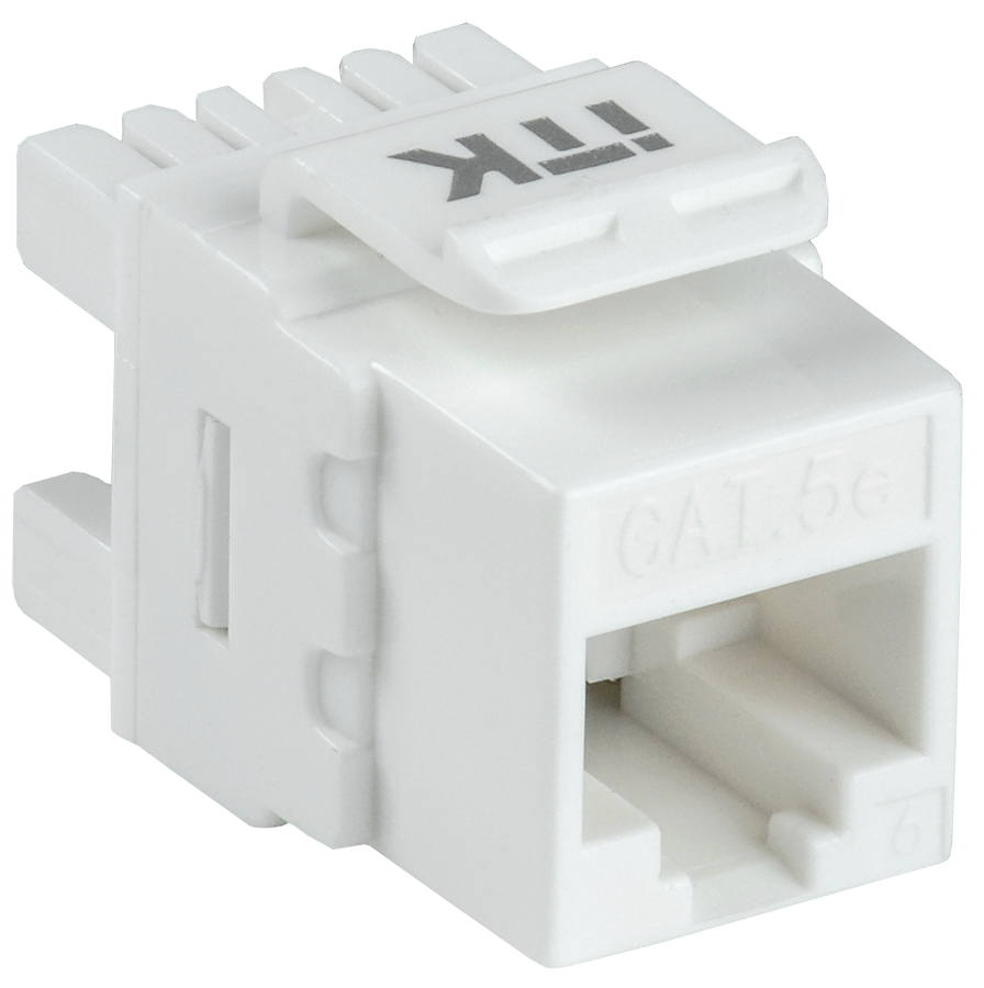 ITK CS1-1C5EU-12 Модуль Keystone Jack кат. 5E UTP 110 IDC 180 град.
