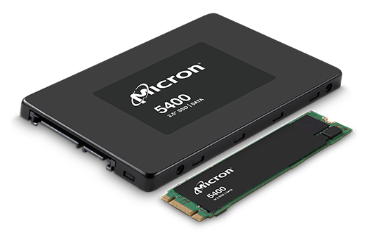 Твердотельный накопитель/ Micron SSD 5400 PRO, 480GB, 2.5" 7mm, SATA3, 3D TLC, R/W 540/520MB/s, IOPs 95 000/37 000, TBW 1324, DWPD 1.5 (12 мес.)