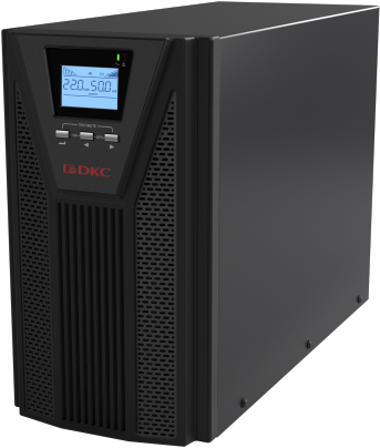 Онлайн ИБП ДКС серии Small Tower, 3000 ВА/2700 Вт, 1/1, 4xSchuko, EPO, USB, RS-232, RJ45, 8x7Ач