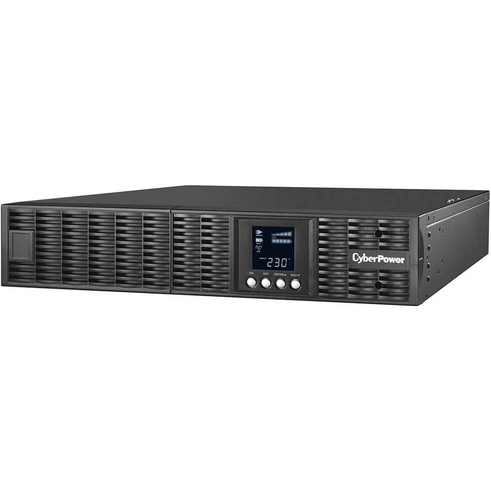 ИБП CyberPower OLS1500ERT2U {Online, 1500VA/1350W USB/RS-232/EPO/SNMPslot/RJ11/45/ВБМ (6 IEC С13), 12В/9 Ач х 3}