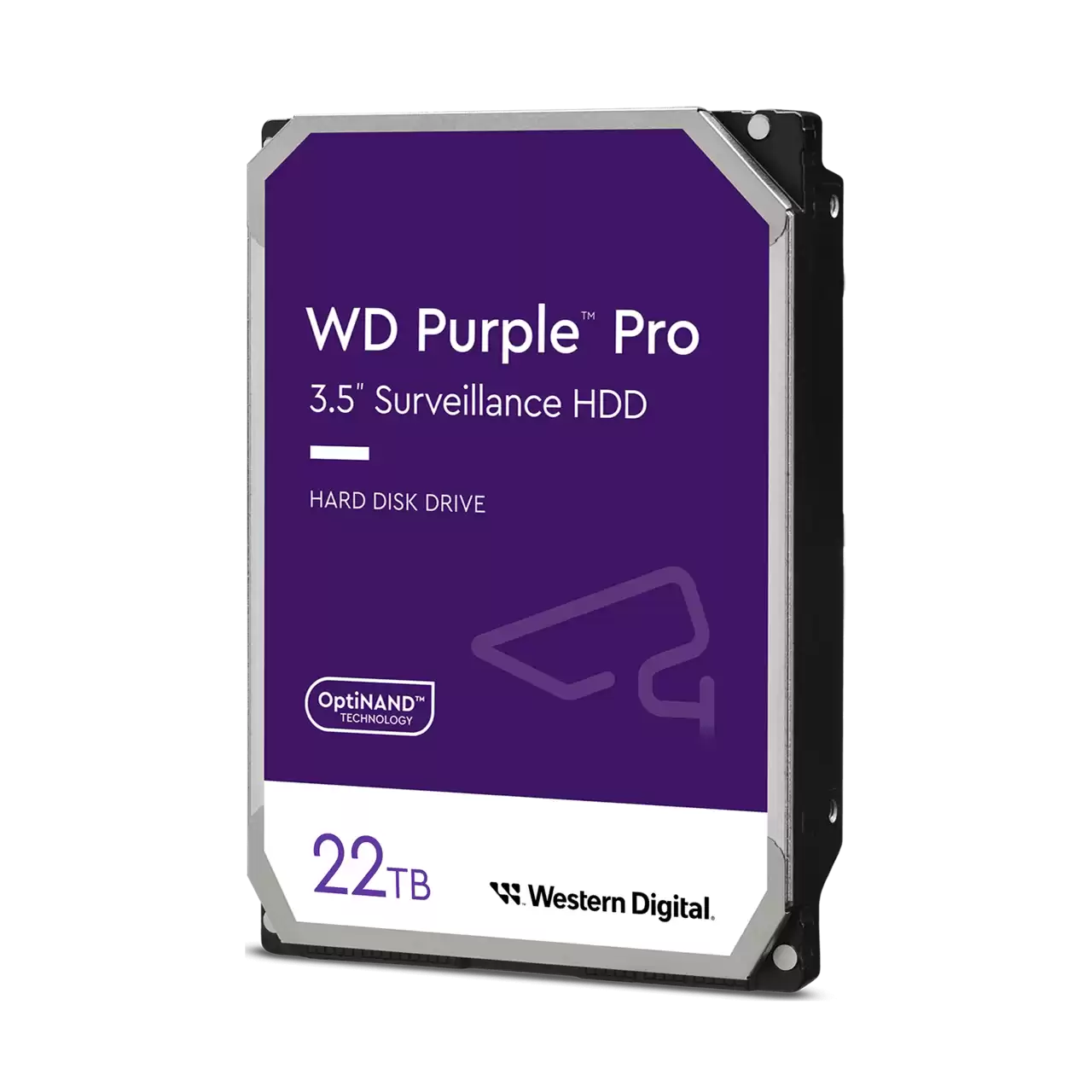 22TB WD Purple Pro (WD221PURP) {Serial ATA III, 7200- rpm, 512Mb, 3.5"}