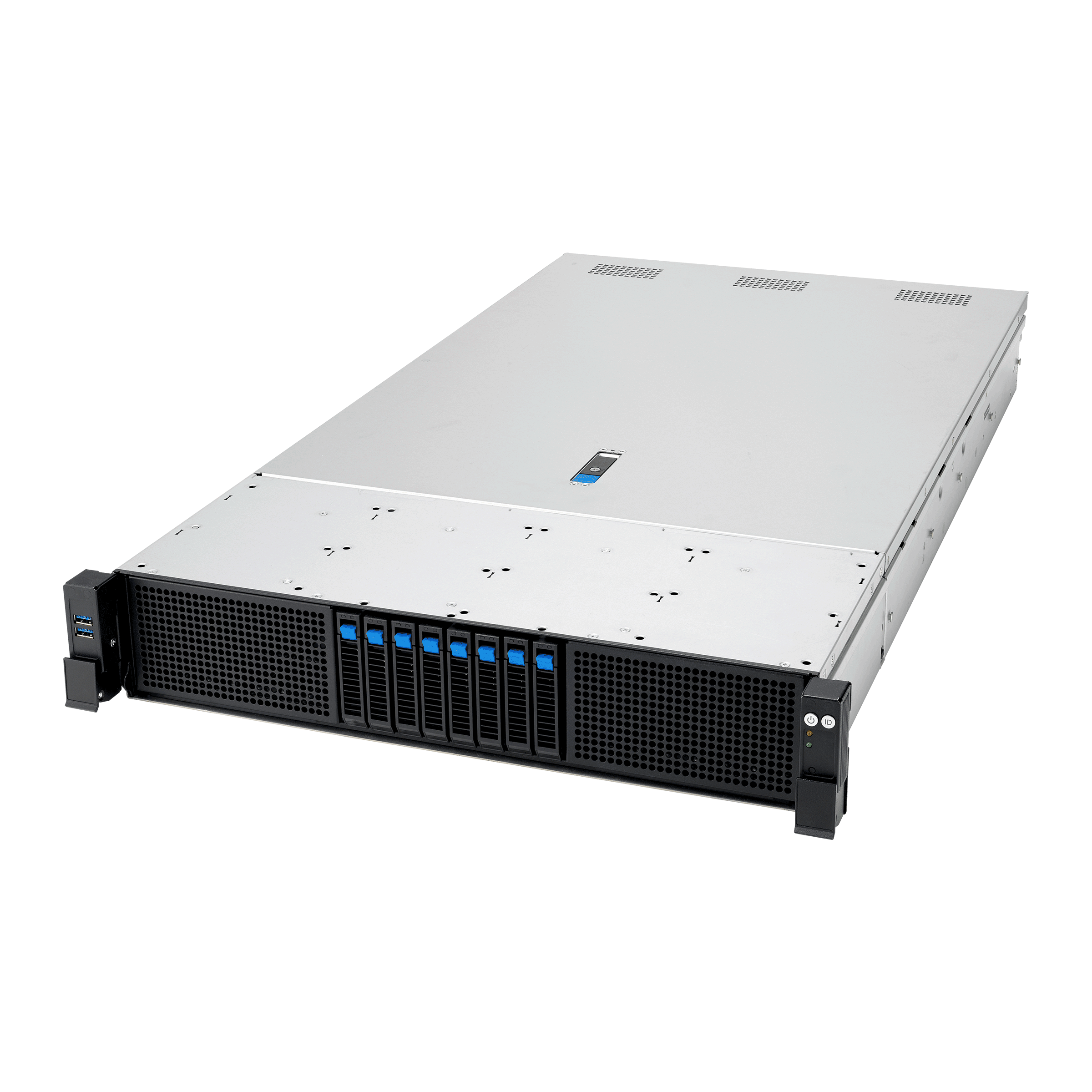 Серверная платформа/ ASUS RS720A-E13-RS8G, 2U, 2x SP5 (LGA 6096P) TDP 400W, 24x DDR5 6400, 8 x 2.5" hsb NVME, 6 x PCIe gen5 x8, 2x PCIe gen5 x16, 2x OCP3.0 gen5 x16 (SFF), no LAN, 1+1 Redundant 3200W