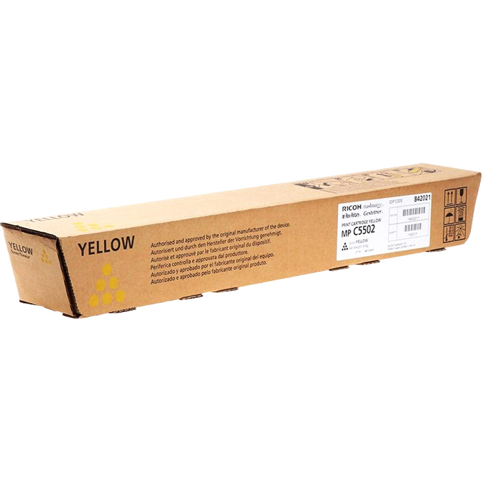 Ricoh 841756/842021 Картридж тип MPC5502E, Yellow Aficio MP C4502/C5502, (22500стр.)