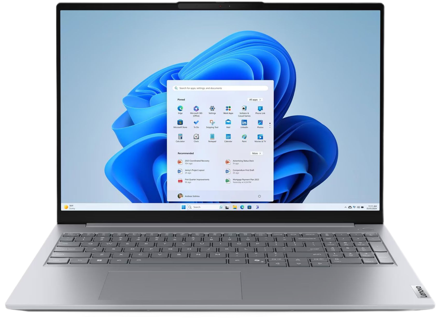 Lenovo ThinkBook 16 G8 IAL [21SKS05C00] (КЛАВ.РУС.ГРАВ.) Grey 16" {WUXGA IPS Ultra 7 255H/16GB/512GB SSD/DOS}