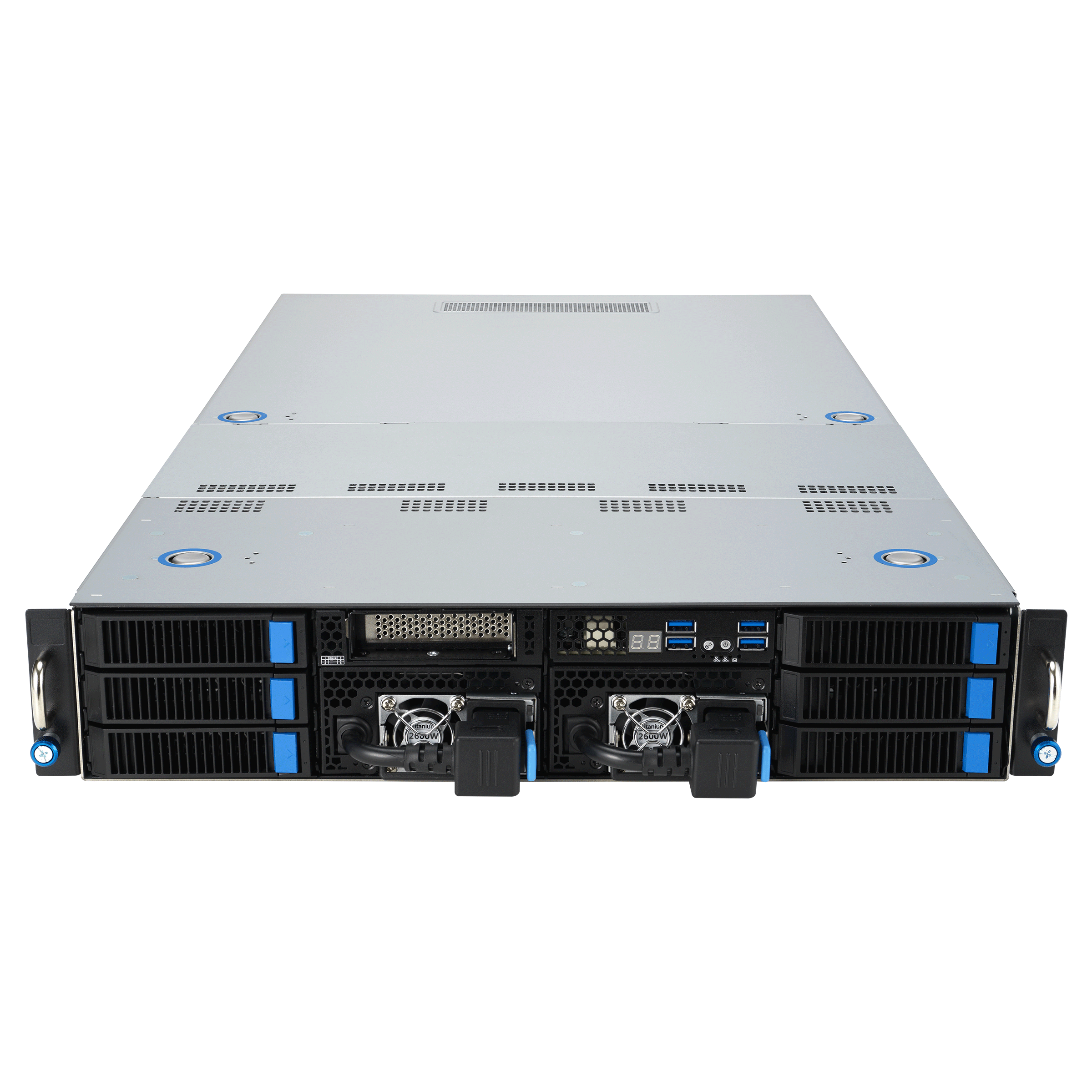 Серверная платформа/ ASUS ESC4000A-E12-SKU1, 2U GPU, 1 x SP5 LGA6096 EPYC 9004 (400W), 12DIMM DDR5, 2 x 2.5" SATA/SAS*/NVMe + 2 x 3.5" SATA/SAS*/NVMe + 2 x 3.5" SATA/SAS*,2 x GbE LAN (I350), 1+1 2600W