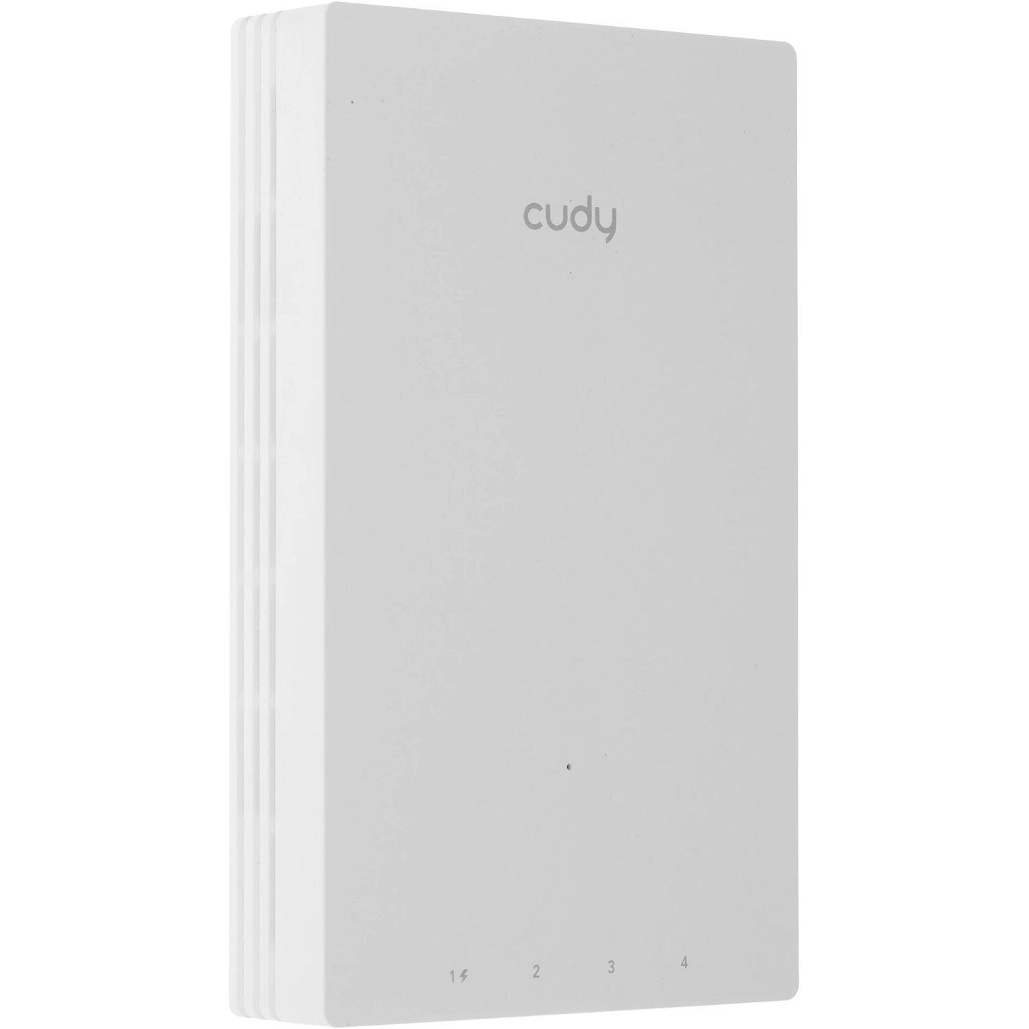 Точка доступа/ AX3000 Dual Band Wi-Fi 6 Wall Plate Access Point, Chipset MT7981+MT7531AE+MT7976CN, 802.11ax/ac/a/b/g/n, 2402Mbps at 5GHz + 574Mbps at 2.4GHz, 1 x Gigabit PoE-IN Port, 802.3af / at, 4 x Gigabit RJ45 ports, LAN1 support PoE Out, Cudy Mesh Support