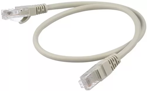 Патч-корд/ Патч-корд GoPower RJ-45 (m)-RJ-45 (m) 2.0м кат.5е ПВХ 26AWG серый в пакете (1/125)
