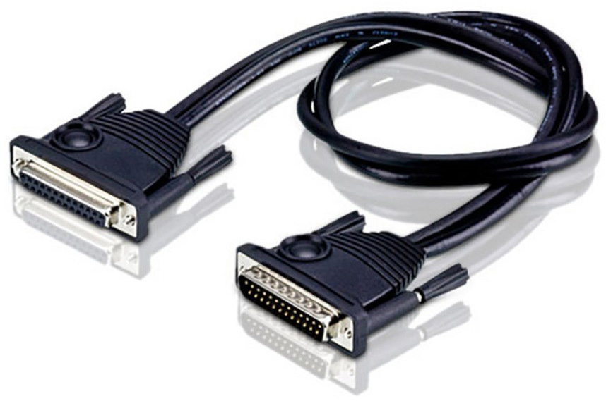 Кабель KVM для каскадного соединения переключателей DB-25(Male) DB-25(Female) 0,6м., черный/ATEN/ CABLE DB25M -- DB25F FOR KH2508A/2516A