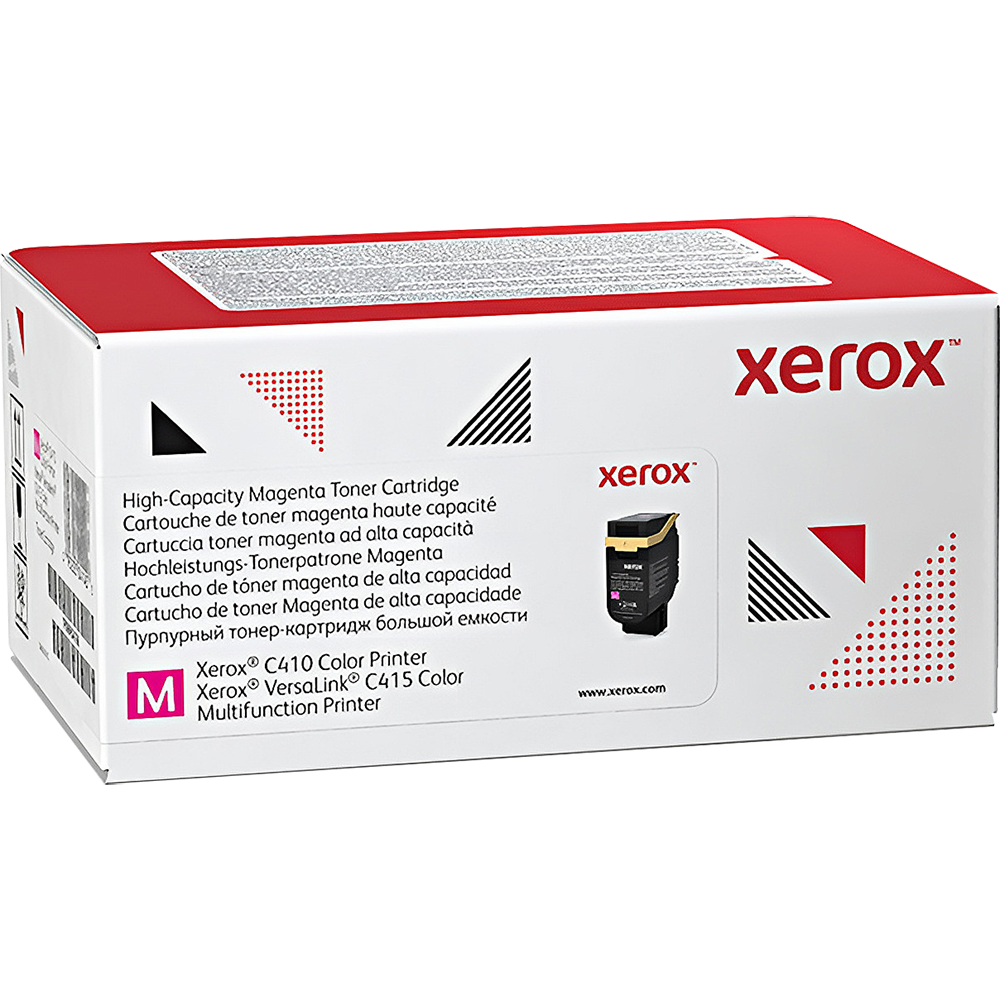 Пурпурный тонер картридж повышенной емкости (7K), для Xerox VersaLink C410/C415 (Original)