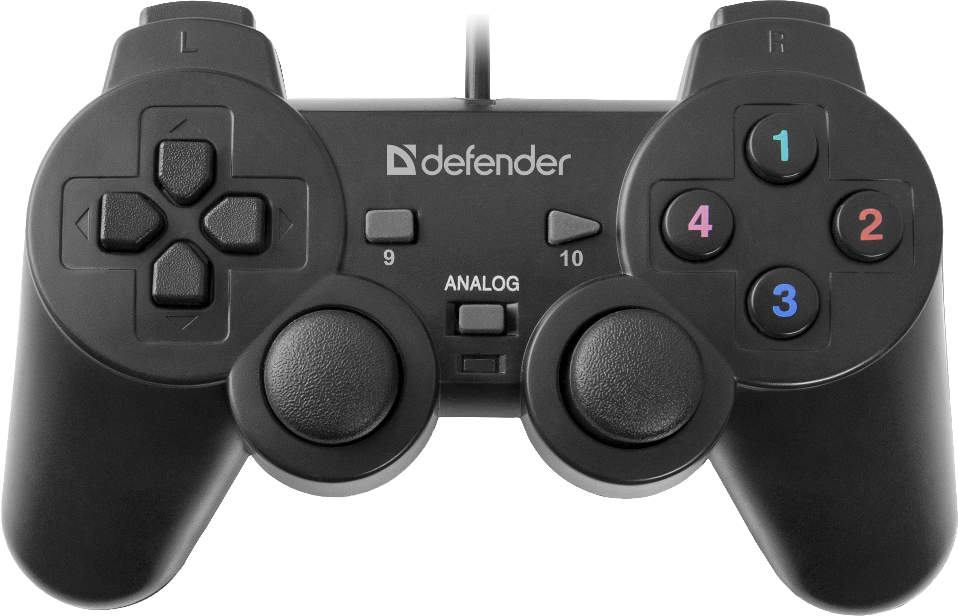 DEFENDER Omega USB, Проводной геймпад, 12 кнопок, 2 стика [64247]