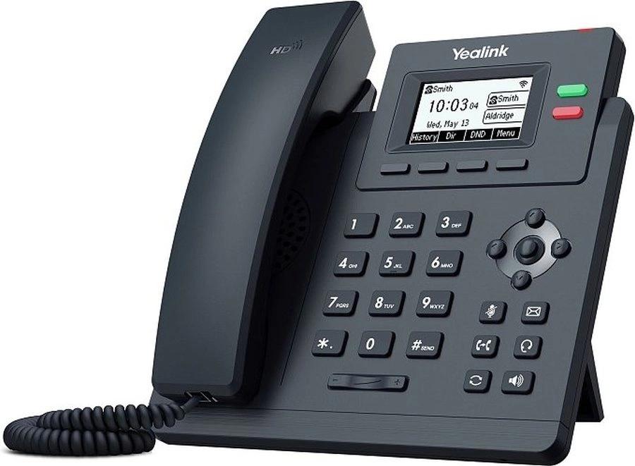 Телефон SIP Yealink SIP-T31W 2 аккаунта, Wi-Fi, PoE