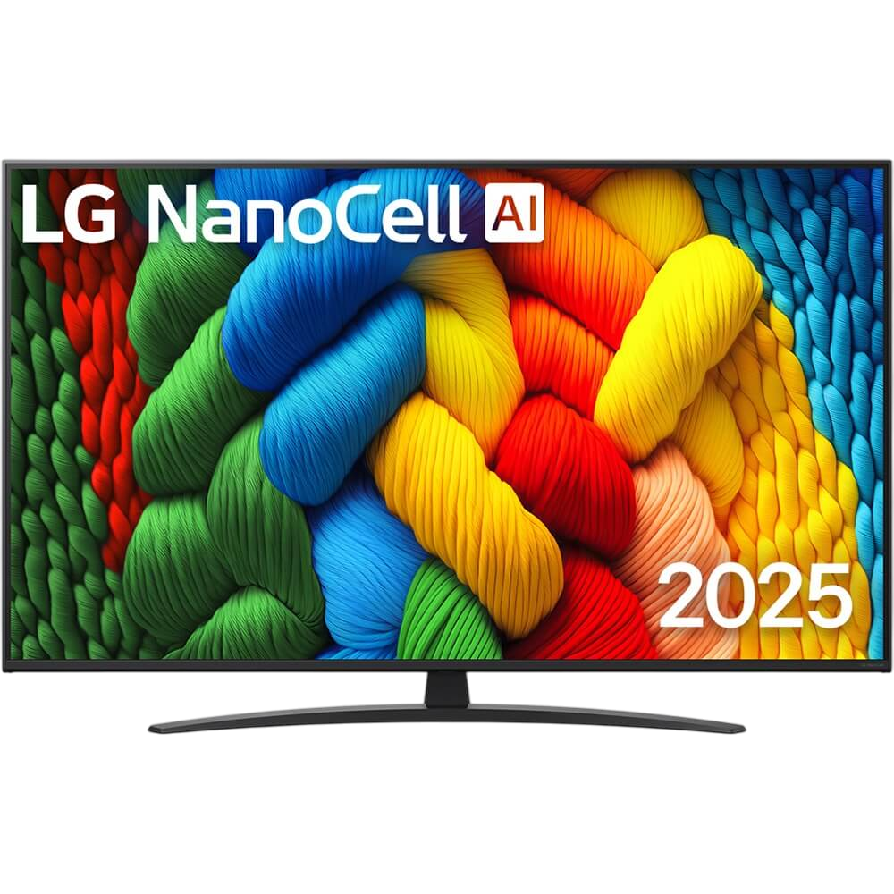 LG 55" 55NANO81A6A.ARUG черный 4K Ultra HD 60Hz DVB-T DVB-T2 DVB-C DVB-S DVB-S2 USB WiFi Smart TV
