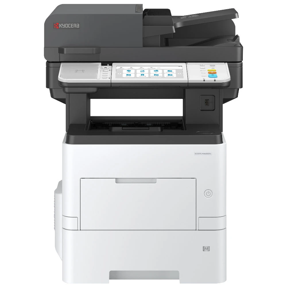 Kyocera ECOSYS MA6000ifx (110C0V3NL0) {A4, 60 стр/мин, 1200x1200 dpi, 1 Гб, USB 2.0, Network, HyPAS, лоток 500 л., Duplex, автопод.}