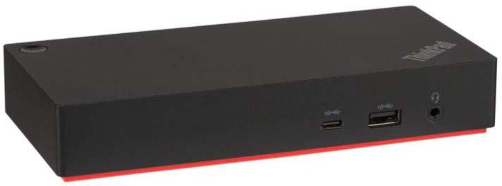 Lenovo [40AY0090EU] ThinkPad Universal USB-C Dock 2x DP 1.4, 1x HDMI 2.0, 3x USB 3.1, 2x USB 2.0, 1x USB-C, 1x RJ-45, 1x Combo Audio Jack 3.5mm