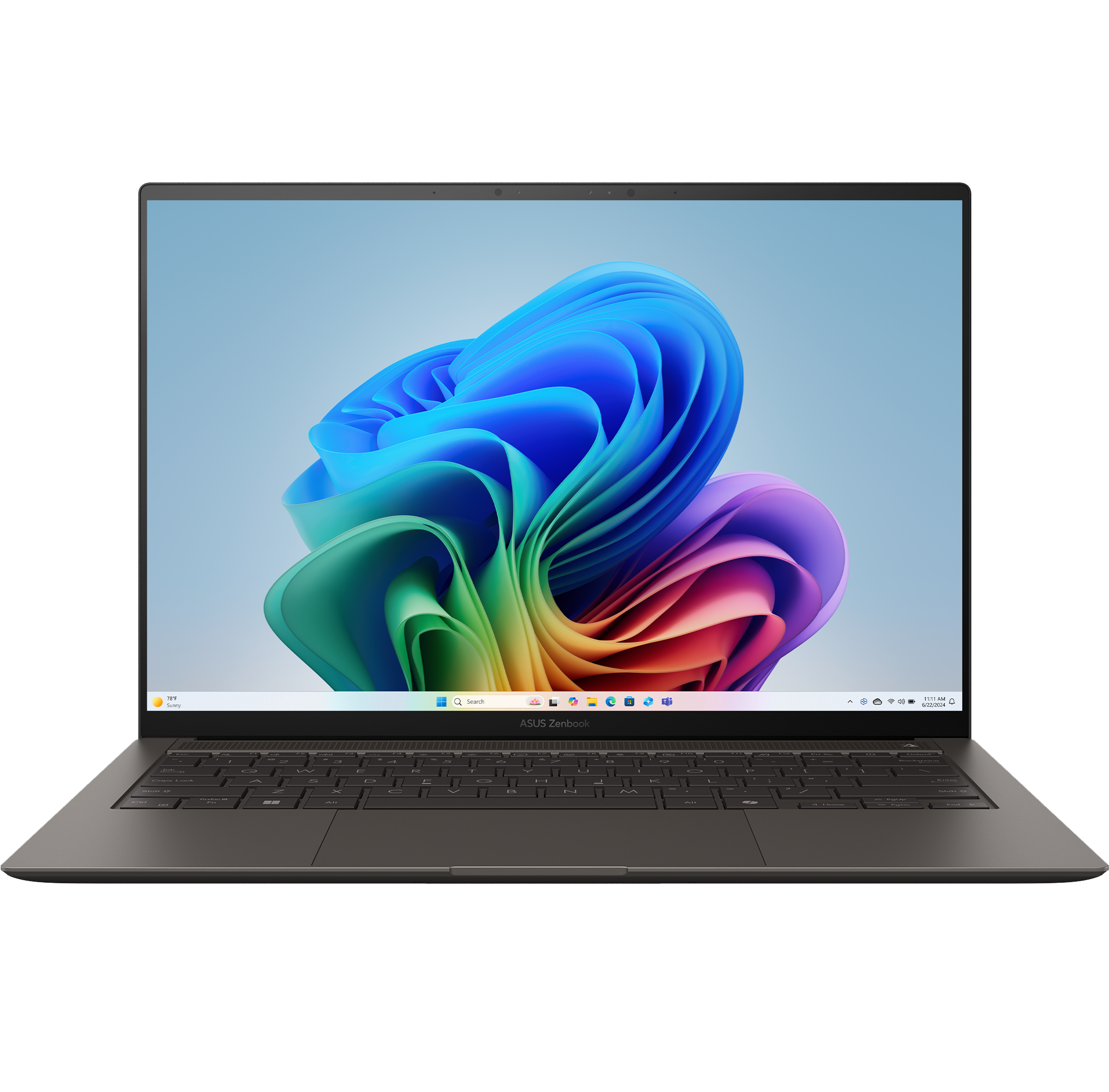 ASUS Zenbook S 14 OLED UX5406SA-PV055W [90NB14F1-M002C0] Grey 14" {OLED Ultra 7 258V/32768Mb/1024SSDGb/Win11Home + алюм корп}