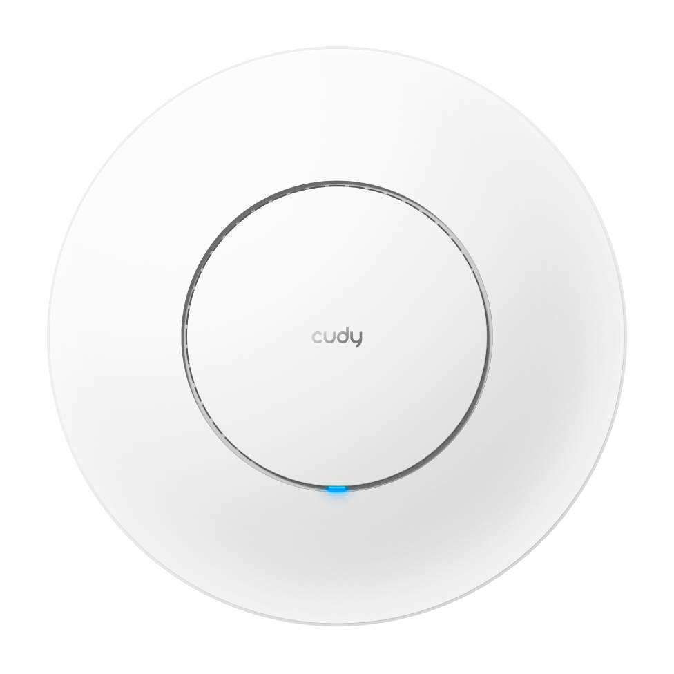 Точка доступа/ AC1200 Dual Band Gigabit Ceiling Mount Access Point, MT7621DAN+MT7613B+MT7603E, 867Mbps at 5GHz + 300Mbps at 2.4GHz, 1 x GbE RJ45 Port, Support 12V DC or 802.3af PoE or Passive PoE, Internal Antennas, 48V passive PoE adapter included, Cudy Mesh Support