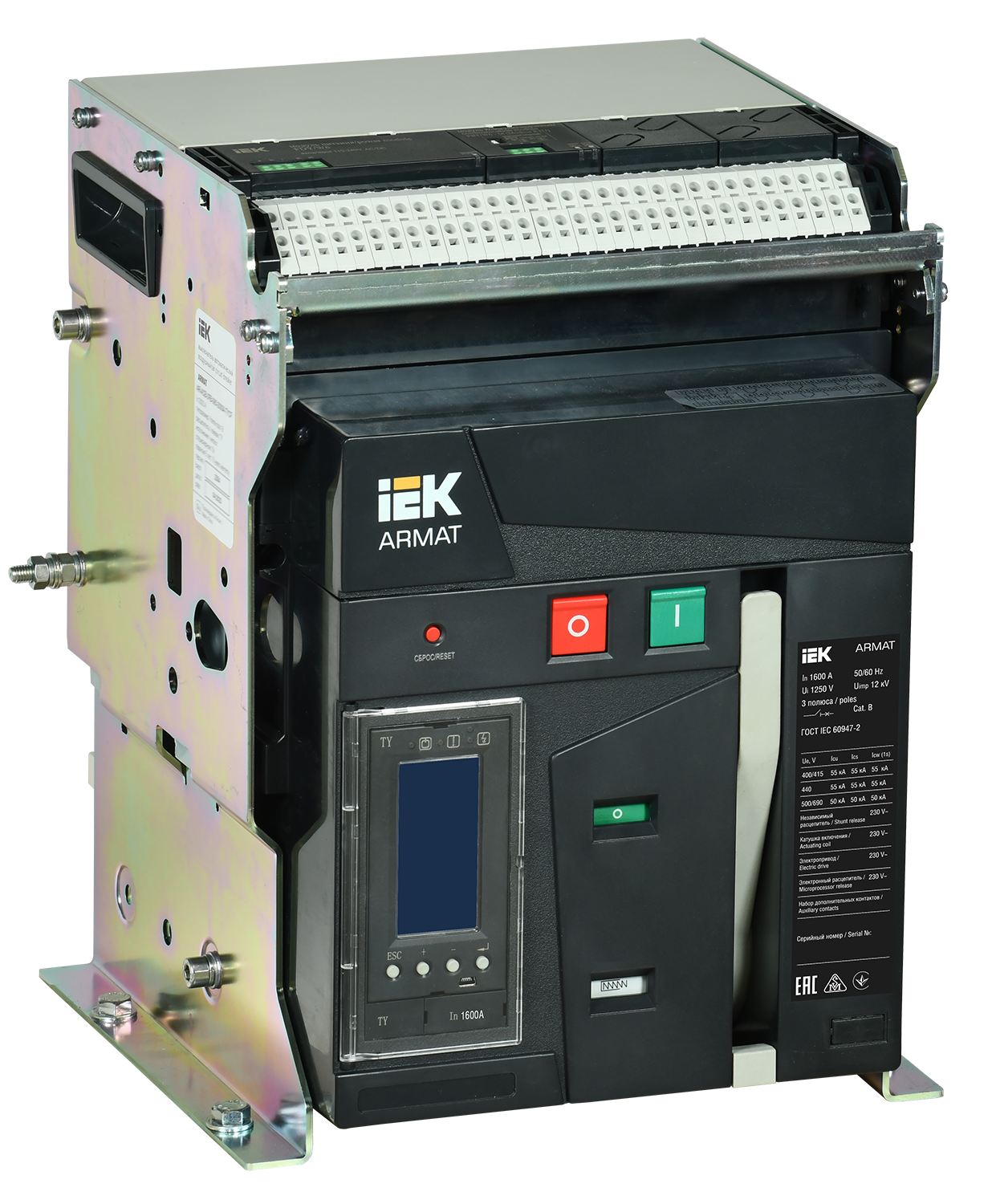 ARMAT AR-A2C TY16 3P F HR Выключатель автомат. с акс. IEK