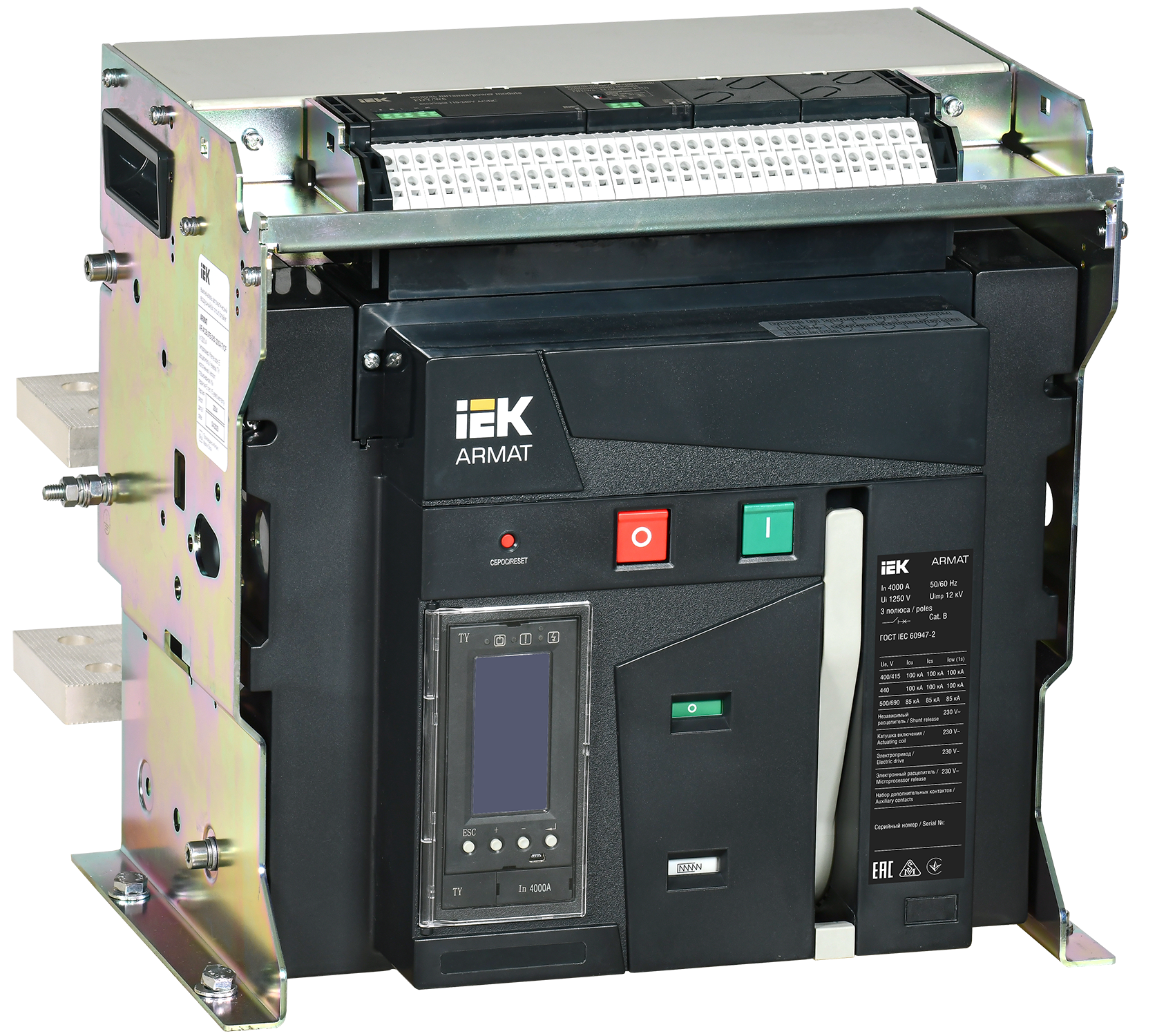 ARMAT AR-A4H TY40 3P F HR Выключатель автомат. с акс. IEK