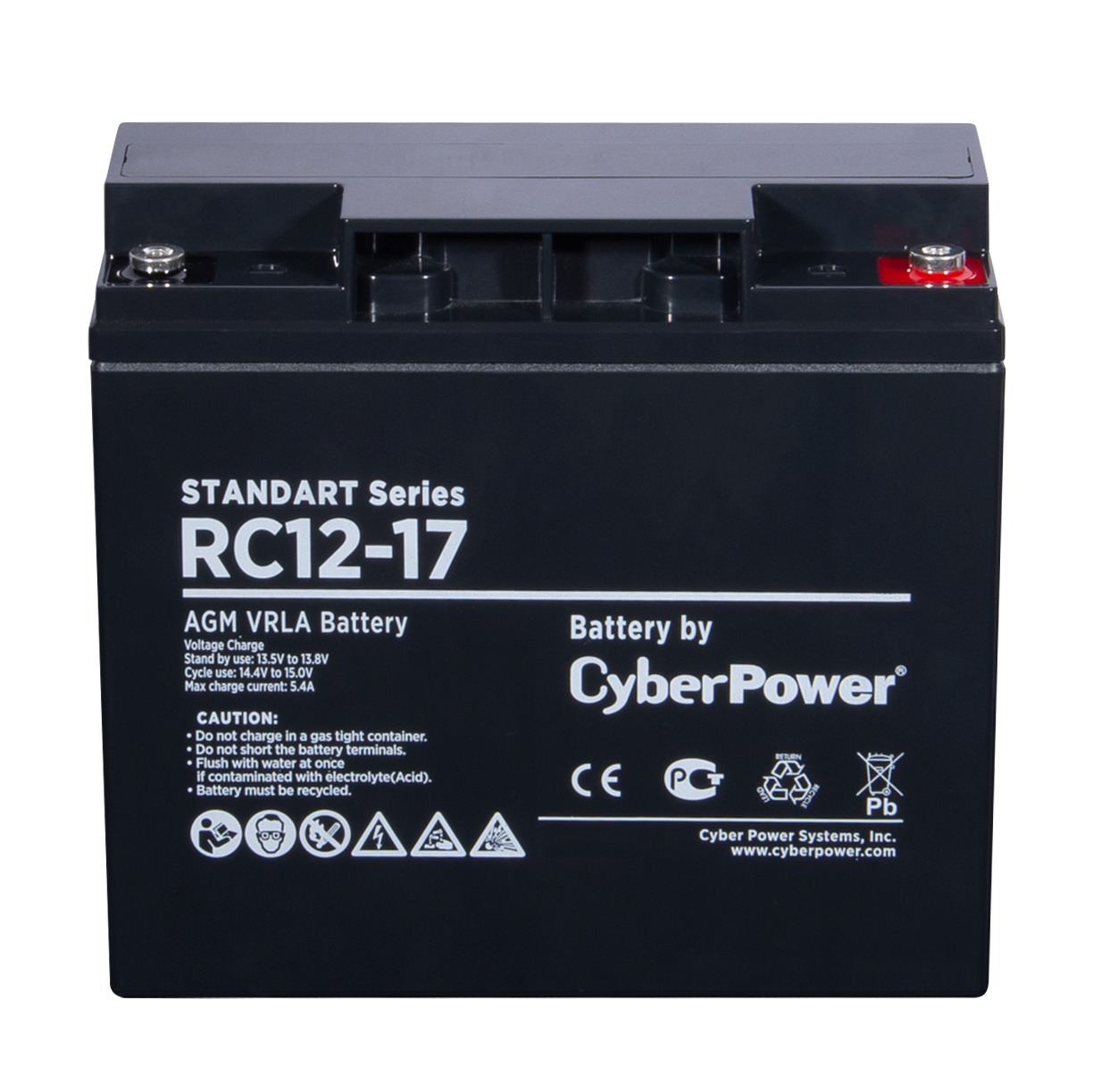 Аккумуляторная батарея SS CyberPower RC 12-17 / 12 В 17 Ач