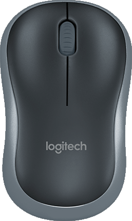 910-002252 Logitech Wireless Mouse M185 dark grey USB