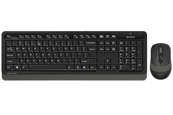 A-4Tech Клавиатура + мышь A4 Fstyler FG1010 GREY клав:черный/серый мышь:черный/серый USB беспроводная [1147570]
