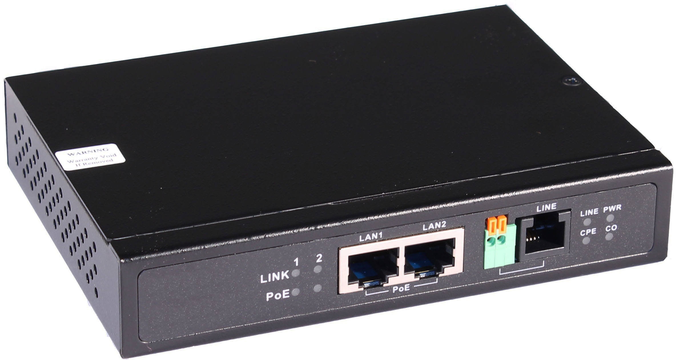 Удлинитель/ OSNOVO Удлинитель Ethernet (VDSL) на 2 порта до 3000м с функцией PoE