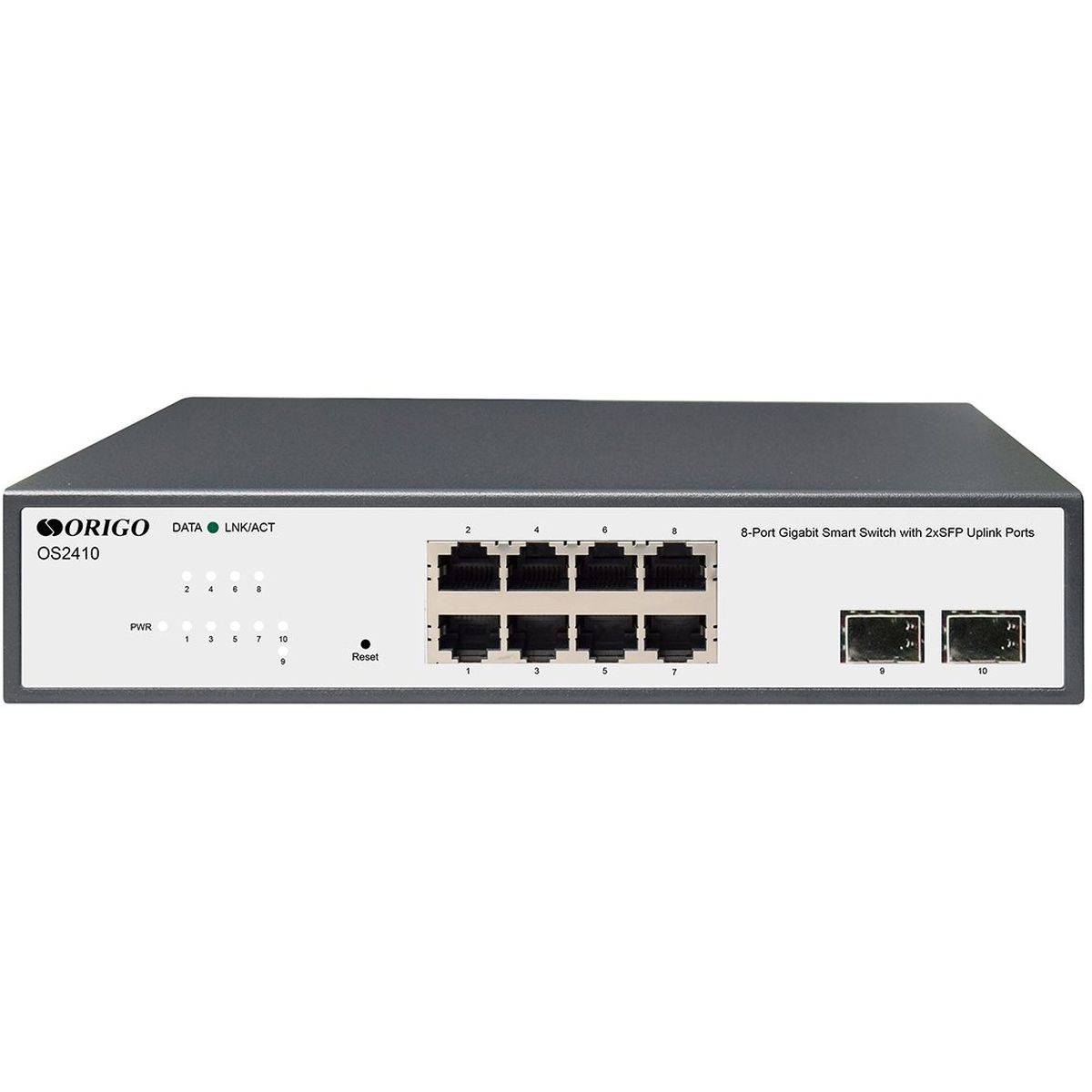 ORIGO OS2410/A1A Настраиваемый L2 коммутатор 8x1000Base-T, 2x1000Base-X SFP