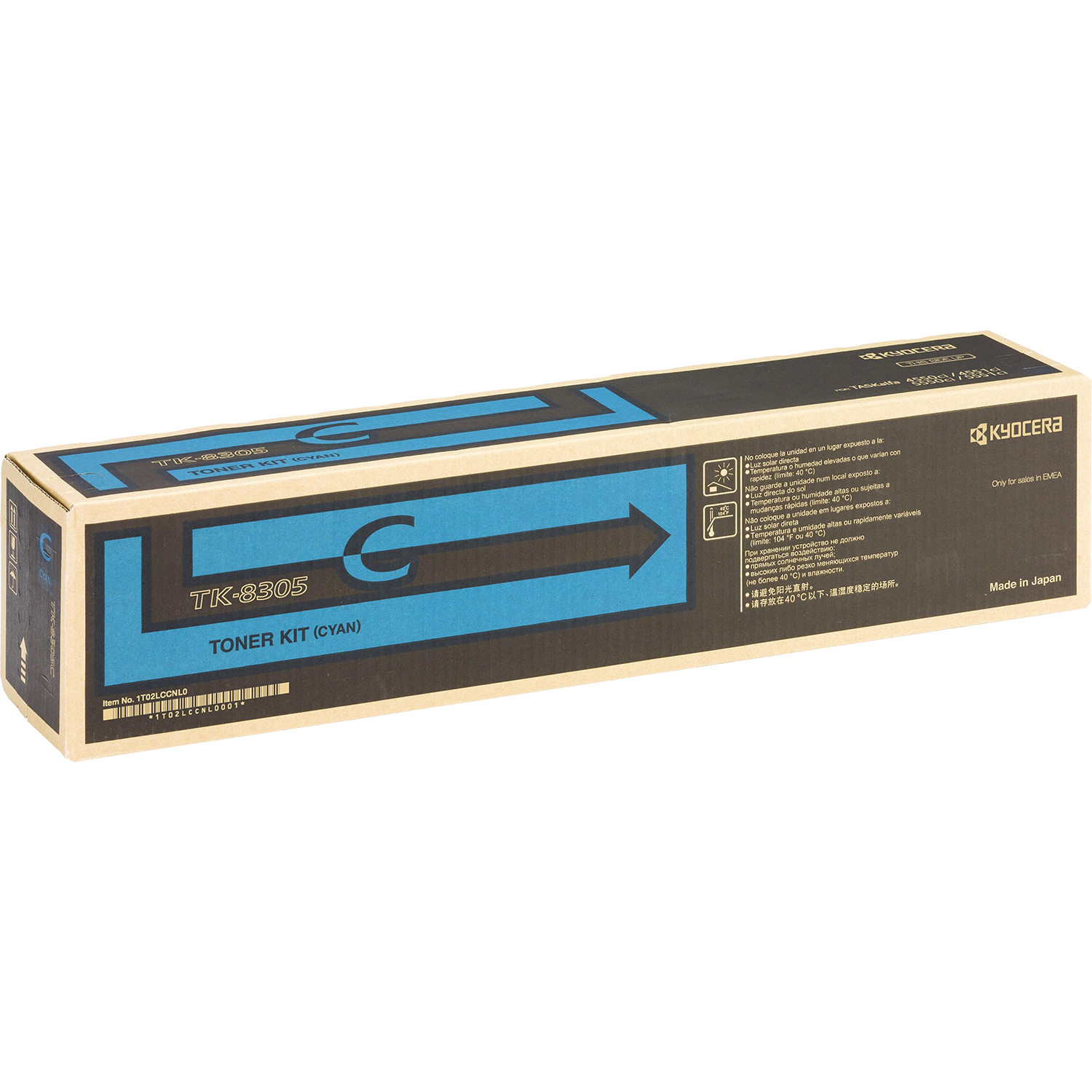 тонер-картридж Kyocera TK-8305C/ Toner Cartridge TK-8305C (305Xci/355Xci,15K/5%)