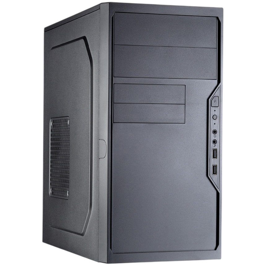 Foxline FL-733(R)-FZ500R mATX, 2x5.25EXT, 2x3.5EXT, 5x3.5INT, 2xUSB2.0, HDA, w/o FAN, w/500W ATX PSU, w/1.2m EU pwr cord