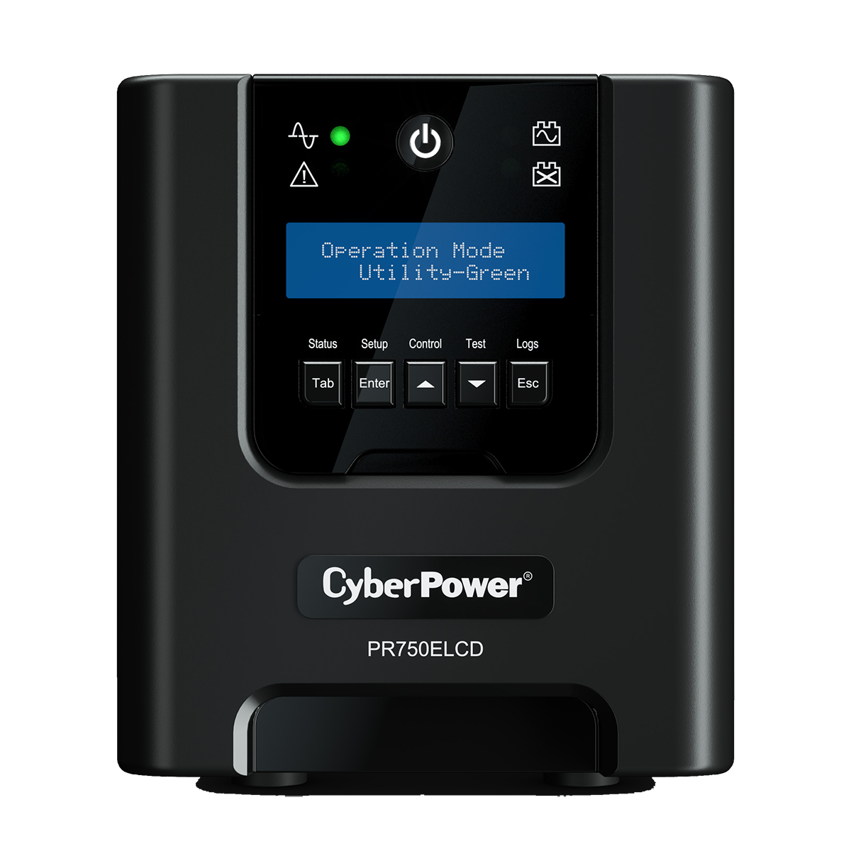 ИБП CyberPower PR750ELCD {Line-Interactive, Tower, 750VA/675W USB/RS-232/EPO/SNMPslot (6 IEC С13), 12В/7 Ач х 2}