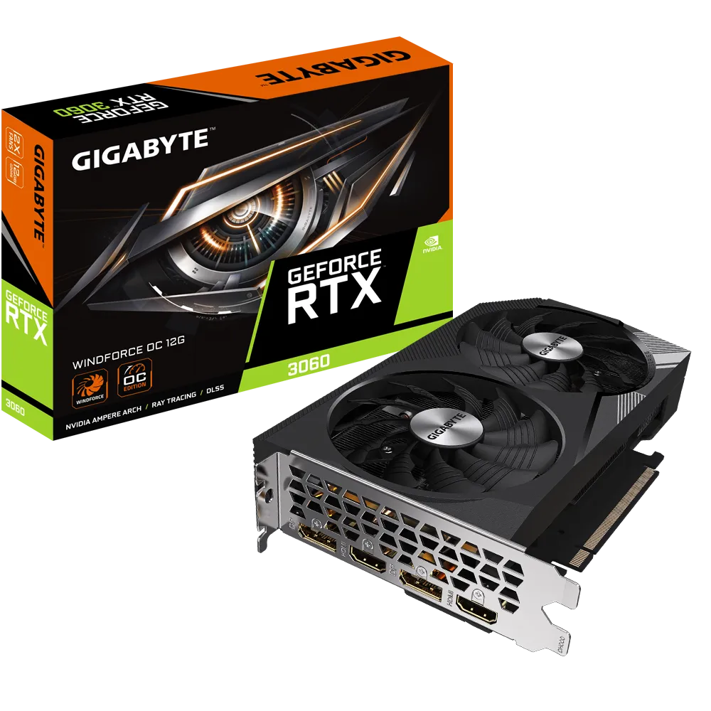 Gigabyte GV-N3060WF2OC-12GD — Контроллеры и платы расширения