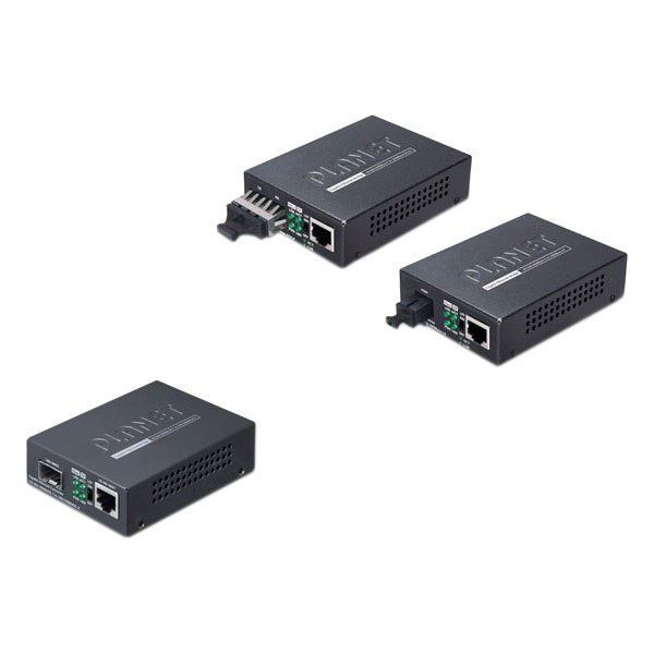 медиа конвертер/ PLANET 10/100/1000Base-T to WDM Bi-directional Fiber Converter - 1310nm - 15KM