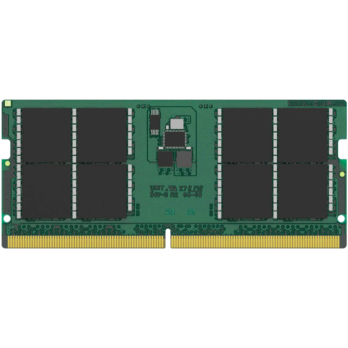 Kingston DDR5 SODIMM 16GB 5600MT/s Non-ECC CL46 1Rx8 KVR56S46BS8-16