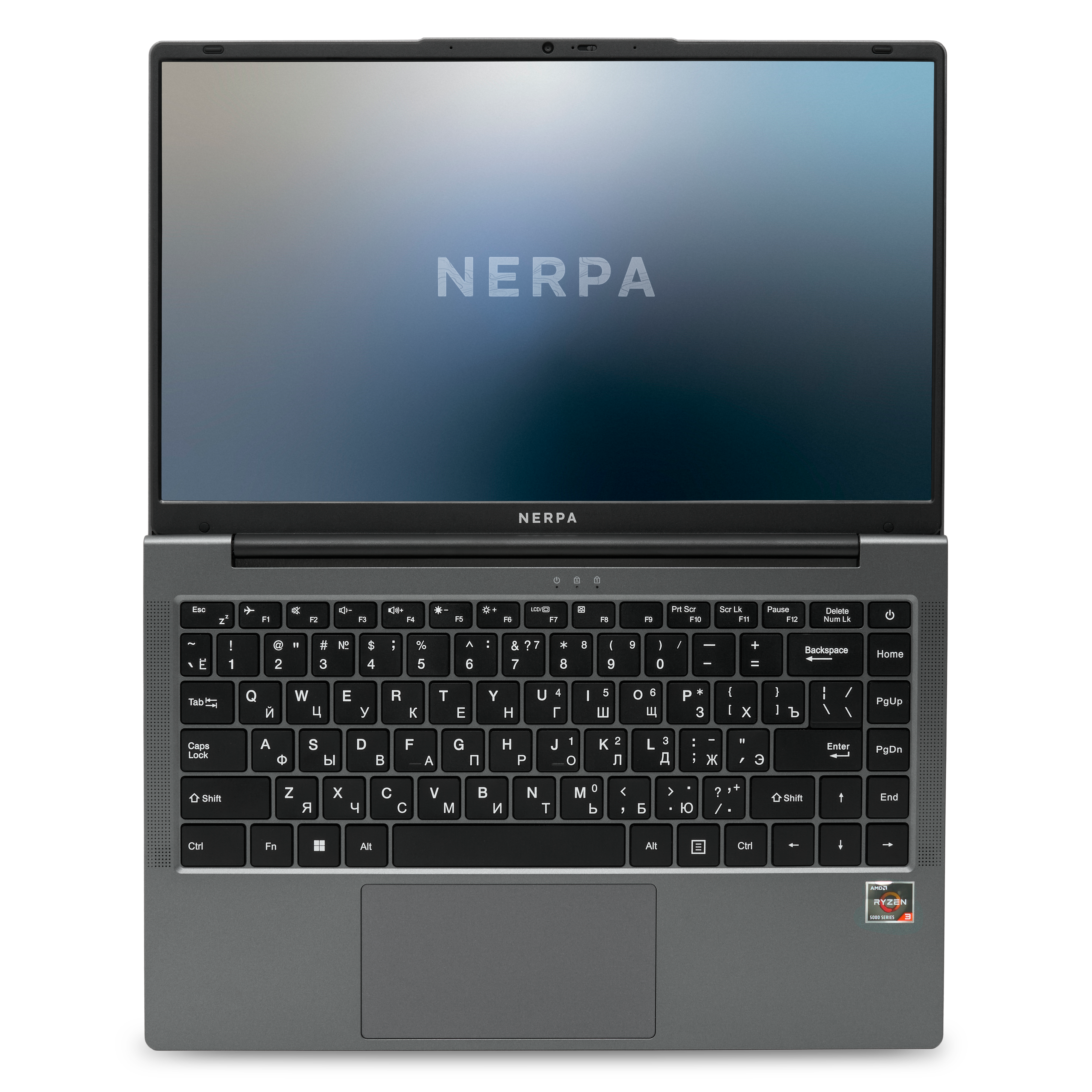 Ноутбук/ Ноутбук NERPA CASPICA ALOSO A342-14 (14.1" IPS/1920x1080/AMD Ryzen 3 5425U (2.7GHz)/16GB/500GB NVMe SSD/Vega 6/WiFi+BT/Win11Pro/51WHr/1.45kg/Grey/1Y)