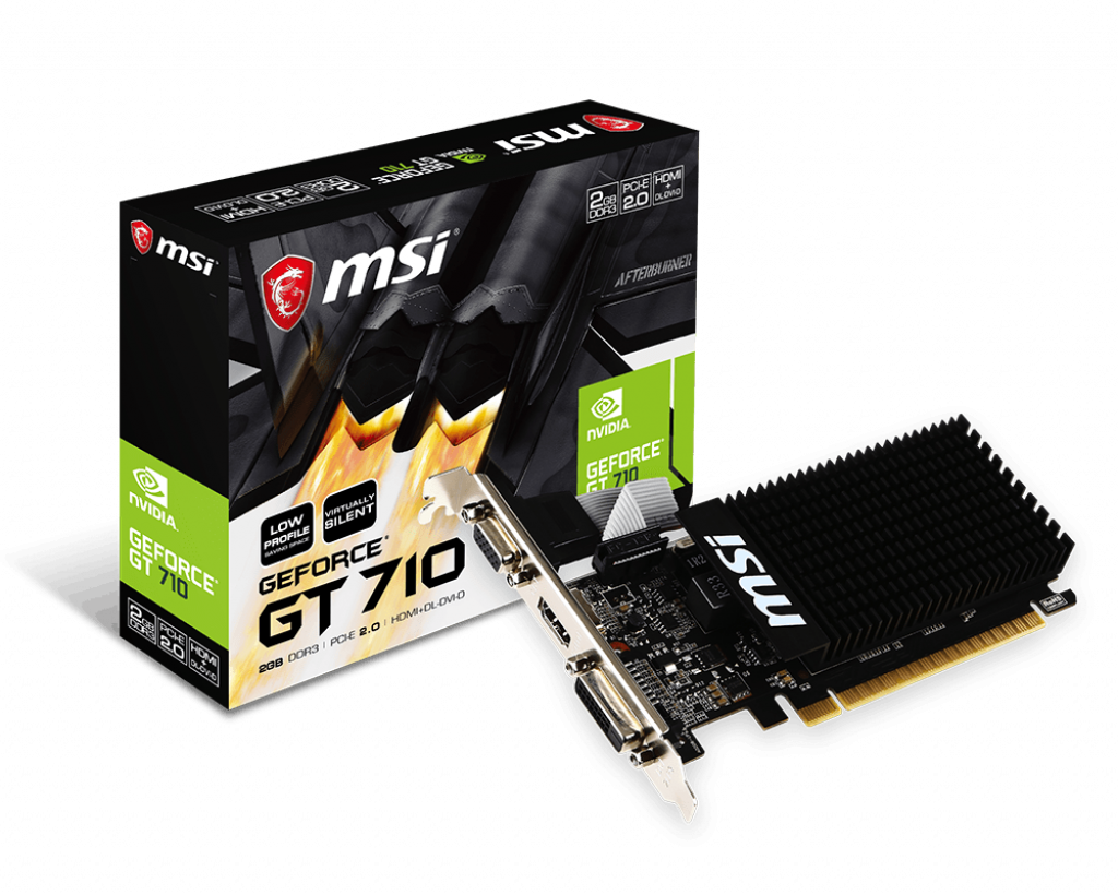 MSI GT710 2GD3H LP RTL — Контроллеры и платы расширения