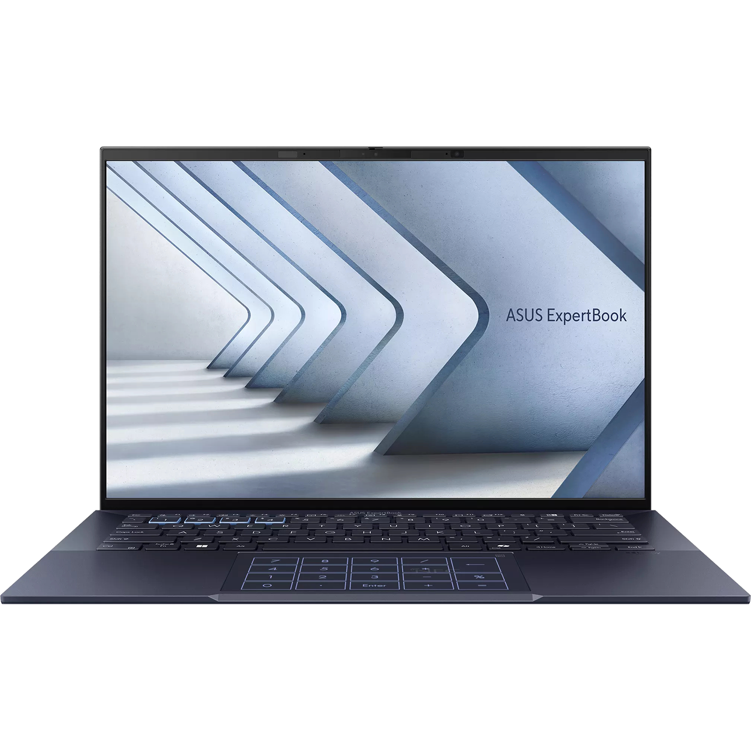 Ноутбук/ ASUS B9403CVAR-PP2376 14"(2880x1800 OLED)/Intel Core 7 150U(1.8Ghz)/32768Mb/1024PCISSDGb/noDVD/Int:shared/Cam/BT/WiFi/63WHr/war 1y/0.97kg/Star Black/DOS + магн корп; NumberPad; чехол; кабель microHDMI--RJ45