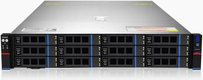 Серверная платформа/ Gooxi SR201-D12R-NV 2U, 2x Socket SP3
