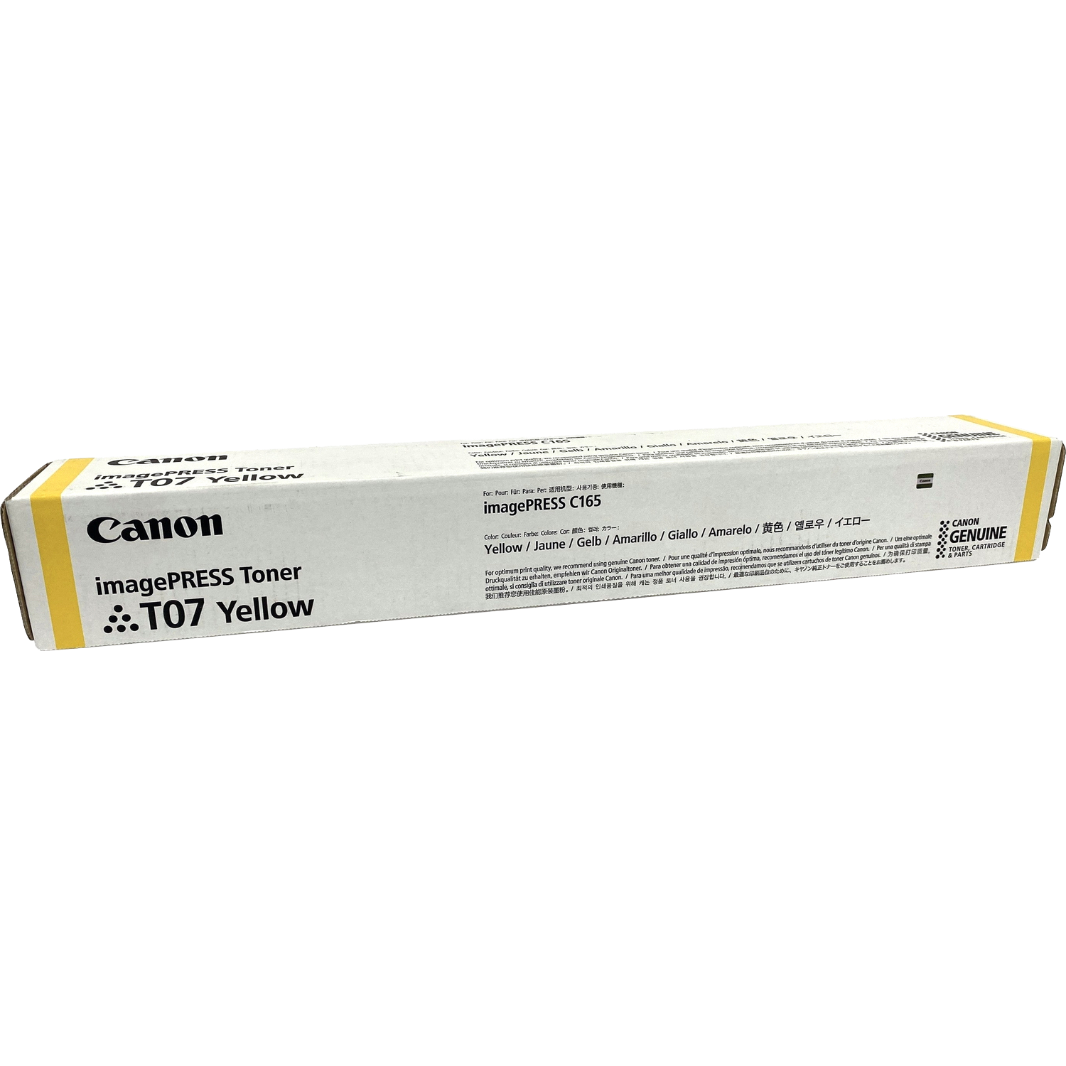 Canon T07 3644C001 || Ресурс: 63700 страниц, цвет: желтый, тип: лазерный, совместим с: Canon imagePress C165, 3644C001
