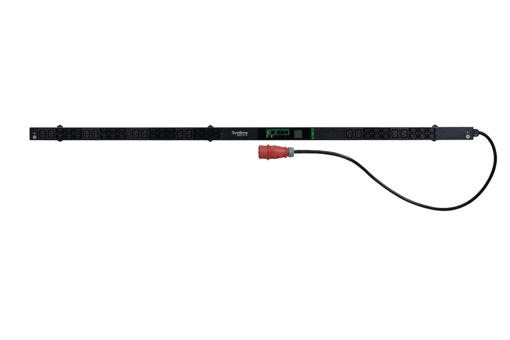 БРП Uniprom, с мониторингом, 0U, 400В, 3Ф, 16A, 36xC13 12xC19, 3м кабель, IEC309