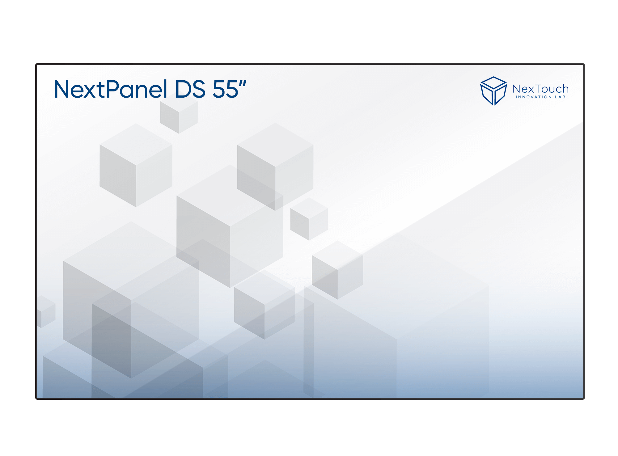 Профессиональный дисплей NextPanel DS 55/ Профессиональный дисплей NextPanel DS 55, 55", 4К, 500 кд/м2, защитное стекло (закаленное, антибликовое), рамка 10мм, акустика 2х15 Вт, 24х7, Android 11 [PDSCV1NNT55]