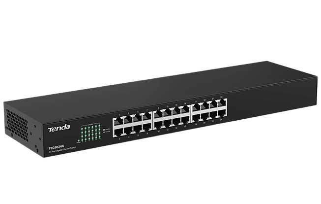 TENDA TEG1024G Коммутатор 24-Port 10/100/1000 Gigabit Switch