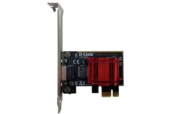 D-Link DGE-562T/A2A Сетевой PCI Express адаптер с 1 портом 100/1000/2.5GBase-T