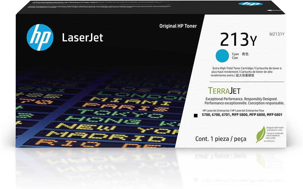 Тонер-картридж/ HP 213Y Cyan Extra High Yield Original LaserJet Toner Cartridge